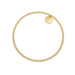 Kugelarmband 2mm - 14k Gold filled / 14k Roségold filled