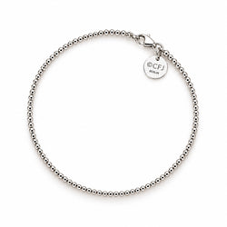 Kugelarmband 2mm - 925 Silber