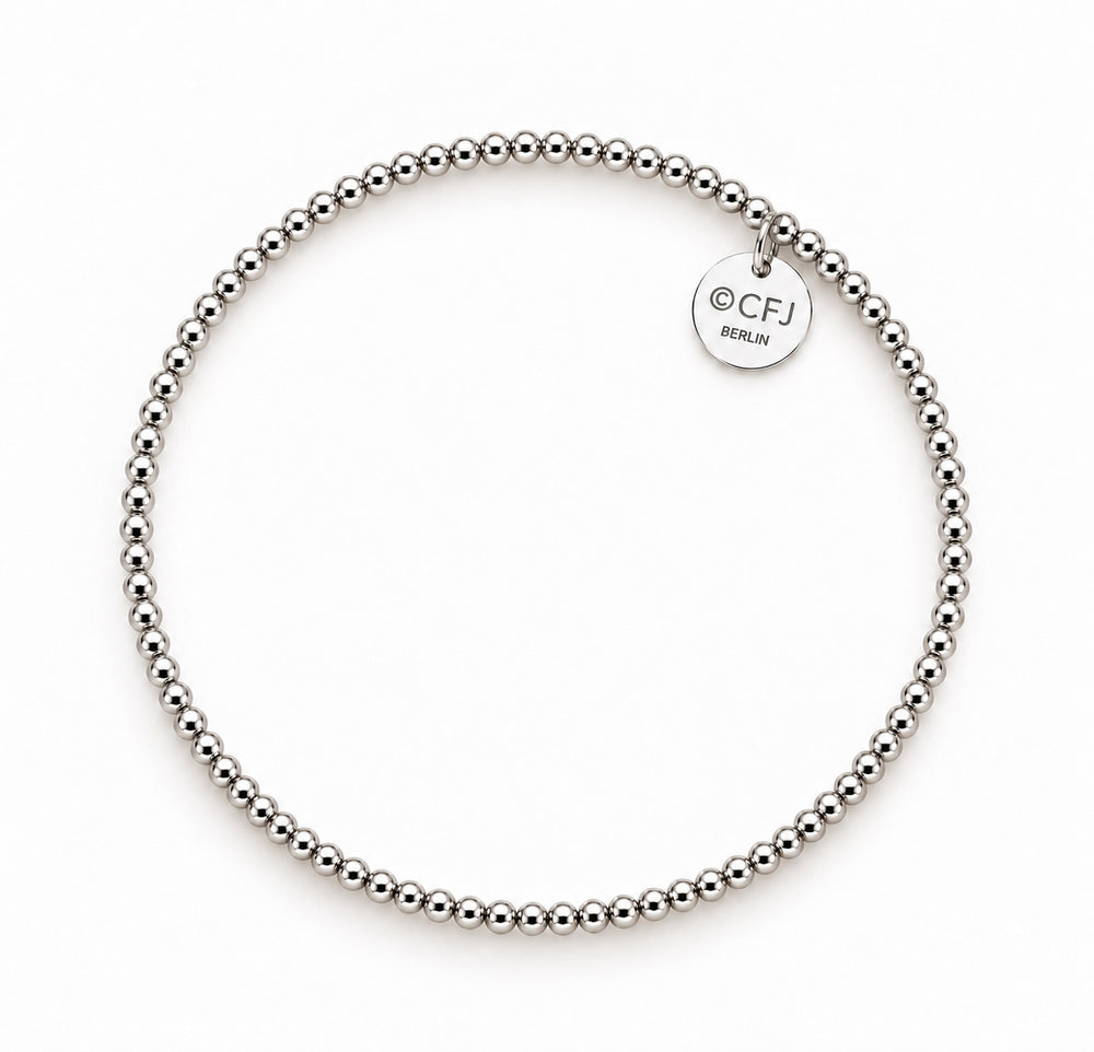 Kugelarmband 2mm - 925 Silber