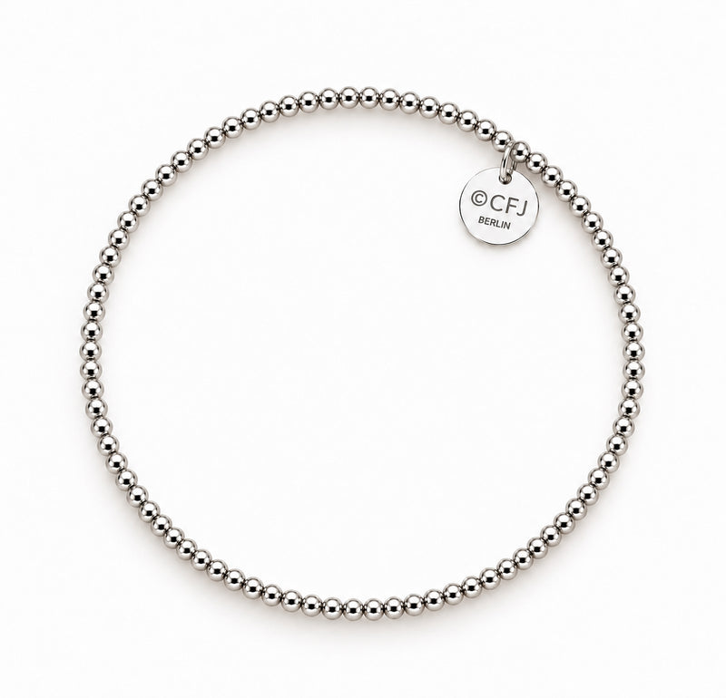 Kugelarmband 2mm - 925 Silber