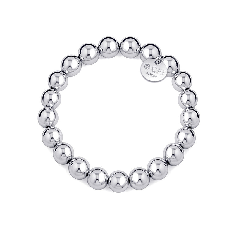 Kugelarmband 10mm -  925 Silber