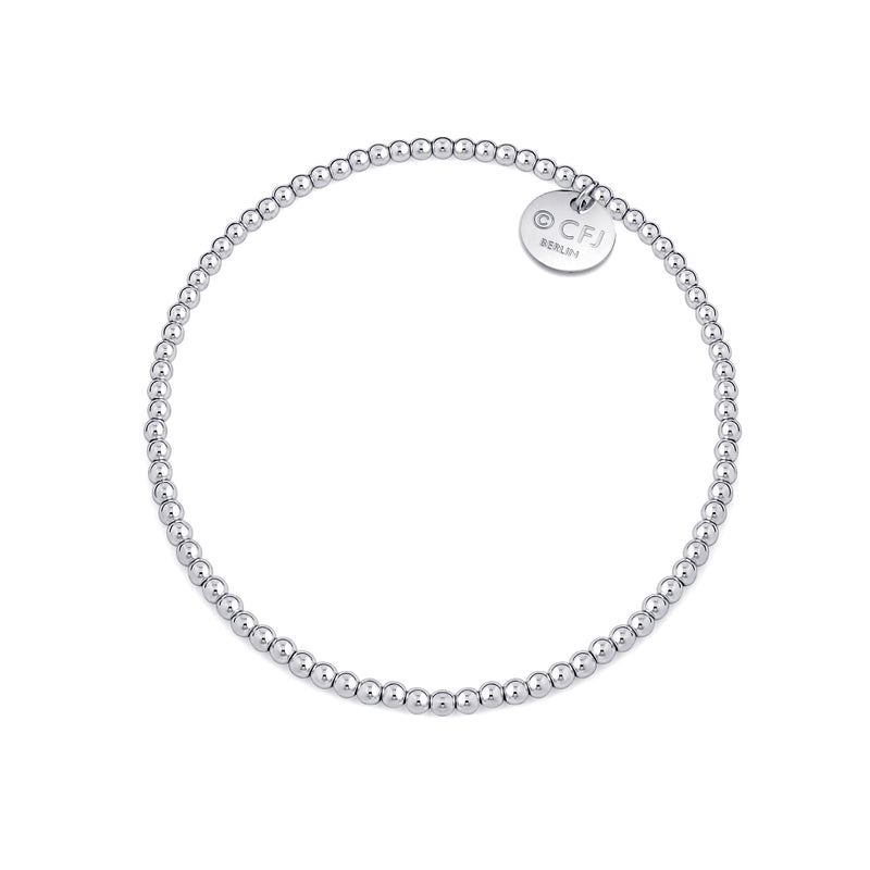 Feines Kugelarmband 2mm - 925 Silber