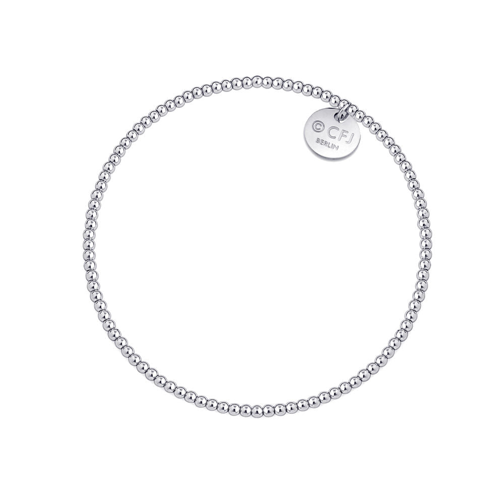 Feines Kugelarmband 2mm - 925 Silber