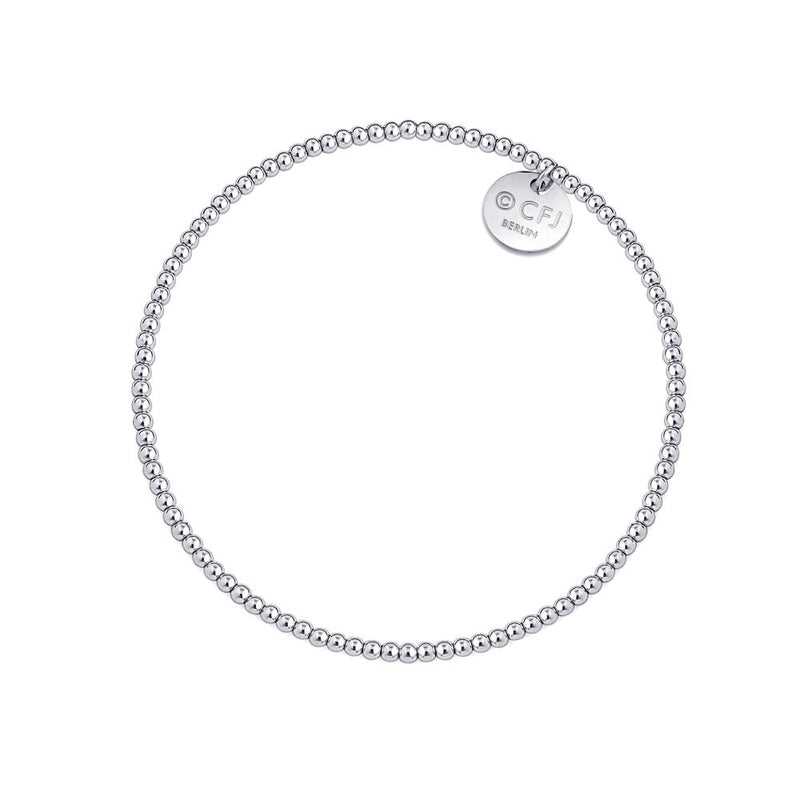 Feines Kugelarmband 2mm - 925 Silber