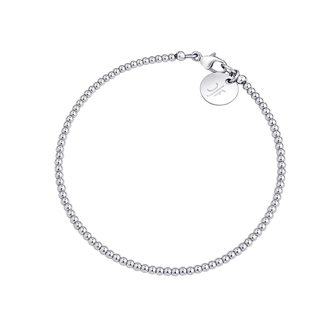 Feines Kugelarmband 2.5mm - 925 Silber