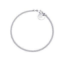 Feines Kugelarmband 2.5mm - 925 Silber