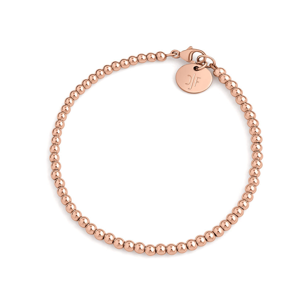 Kugelarmband 3mm - 14k Gold filled / 14k Roségold filled