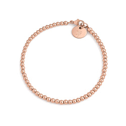 Kugelarmband 3mm - 14k Gold filled / 14k Roségold filled