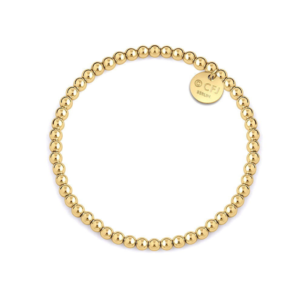 Kugelarmband 4mm - 14k Gold filled / 14k Roségold filled
