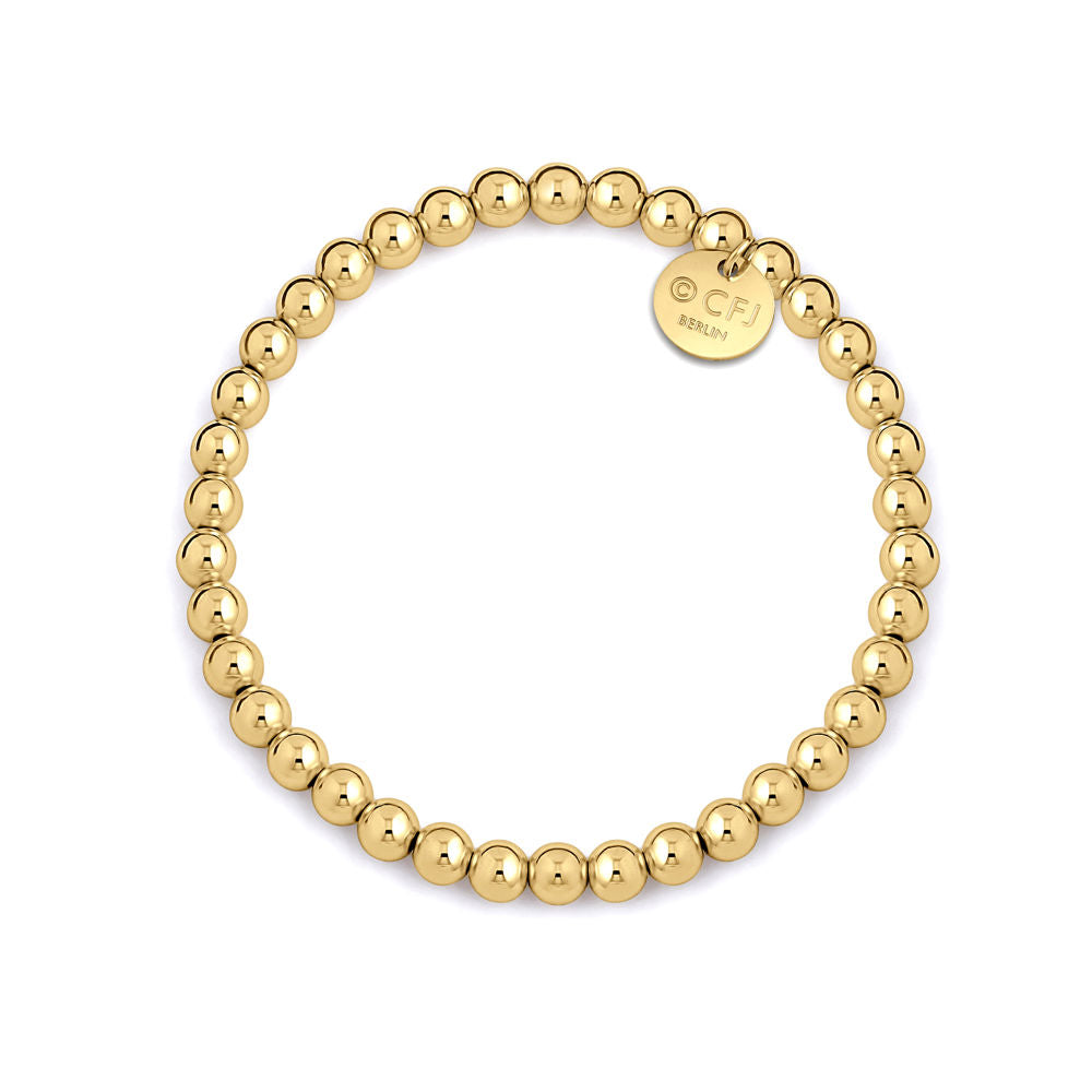Kugelarmband 5mm - 14k Gold filled / 14k Roségold filled