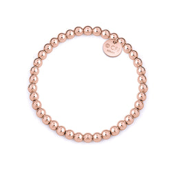 Kugelarmband 5mm - 14k Gold filled / 14k Roségold filled