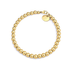 Kugelarmband 5mm - 14k Gold filled / 14k Roségold filled