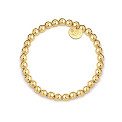 Kugelarmband 6mm - 14k Gold filled / 14k Roségold filled
