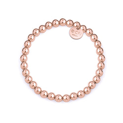 Kugelarmband 6mm - 14k Gold filled / 14k Roségold filled