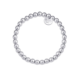 Kugelarmband 6mm - 925 Silber