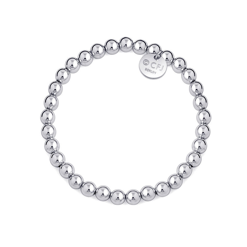 Kugelarmband 6mm - 925 Silber