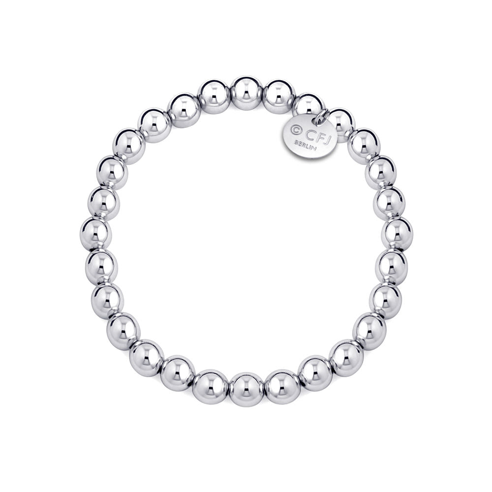 Kugelarmband 7mm - 925 Silber