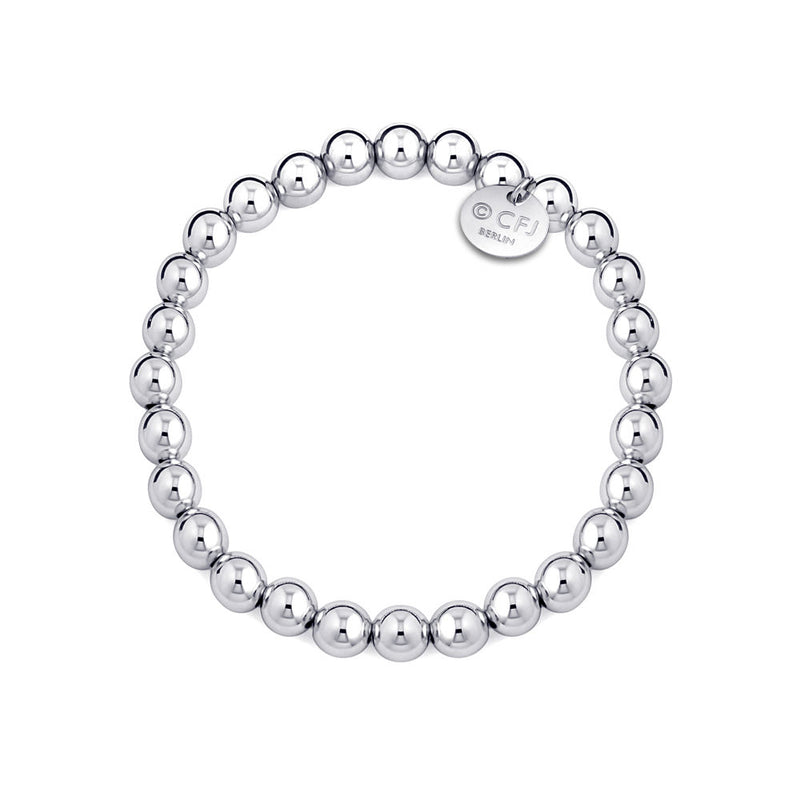 Kugelarmband 7mm - 925 Silber