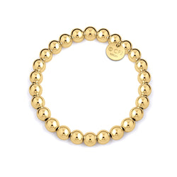 Kugelarmband 8mm - 14k Gold filled  /14k Roségold filled