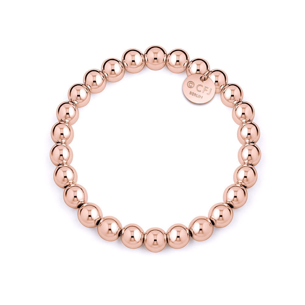 Kugelarmband 8mm - 14k Gold filled  /14k Roségold filled