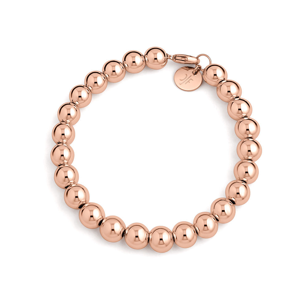 Kugelarmband 7mm - 14k Gold filled / 14k Roségold filled