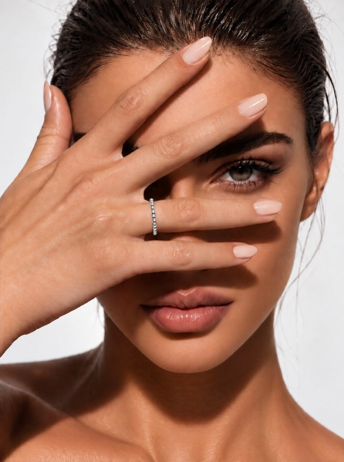 Kugelring - Medium - 925 Silber