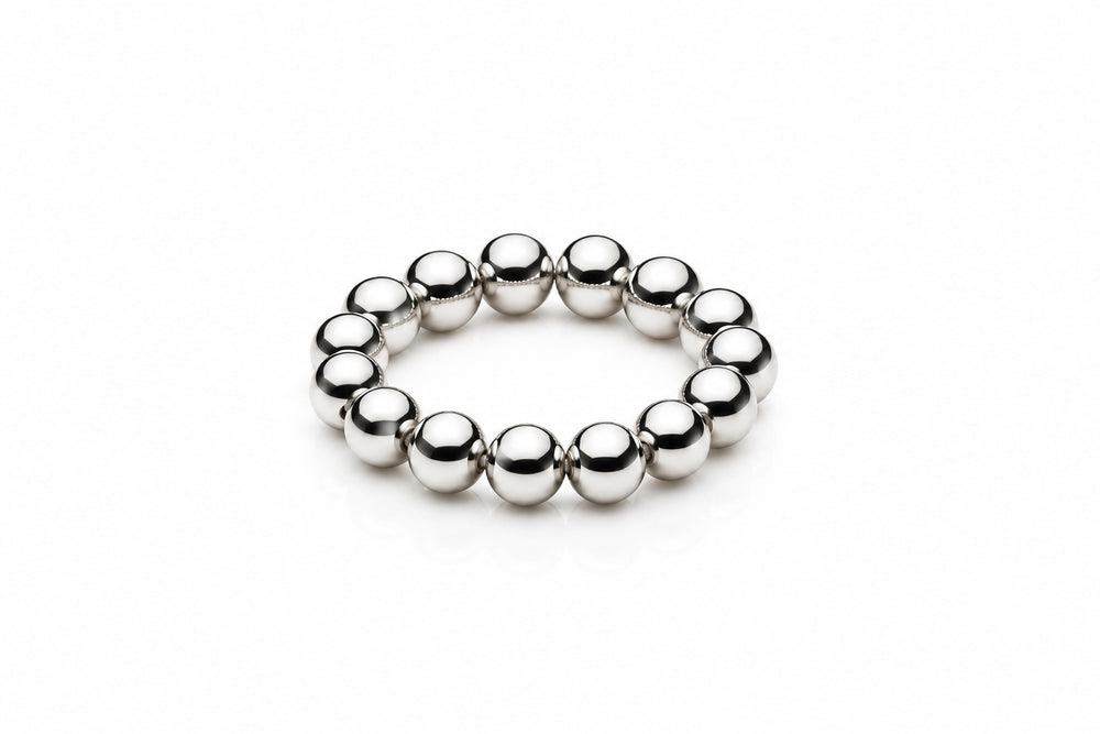 Kugelring elastisch - Maxi -  Silber