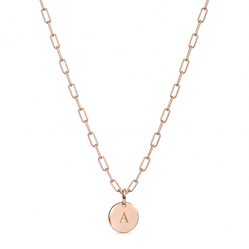 MY TAG MINI CHAIN – LLC Medium – 10 mm – Roségold | Personalisierbar mit Gravur