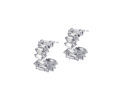 LORA BIG SMALL HOOPS - Silber - LIMITIERT