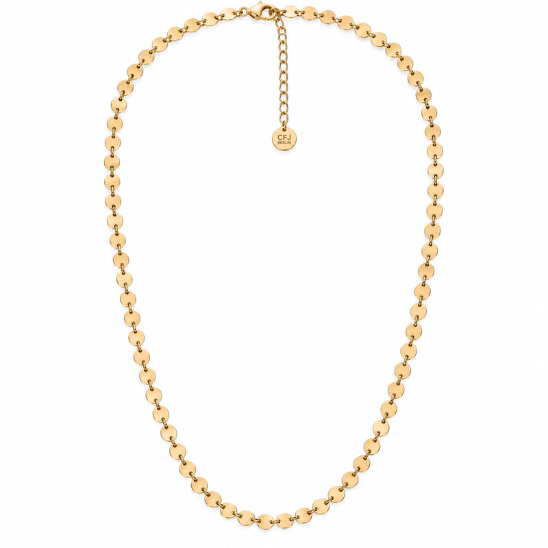 NEVE Chain - Pailletten Kette - Gold/ Roségold