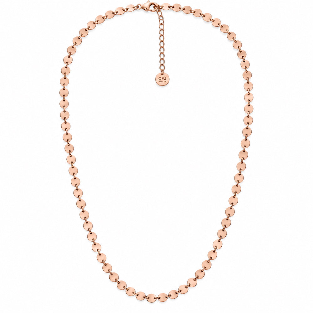NEVE Chain - Pailletten Kette - Gold/ Roségold