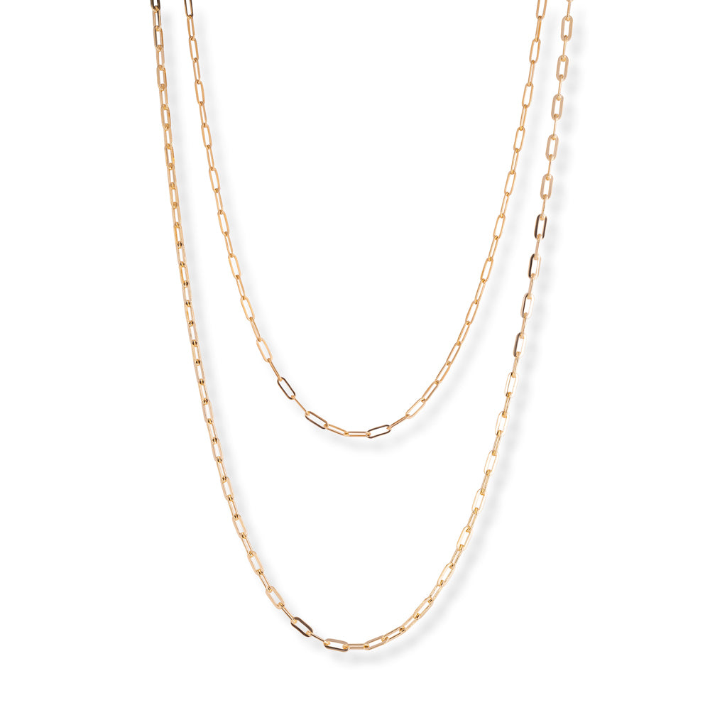 Valda Small Long Link Choker -  Gold