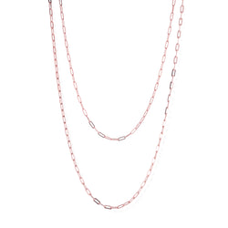 Valda Small Long Link Choker -  Roségold