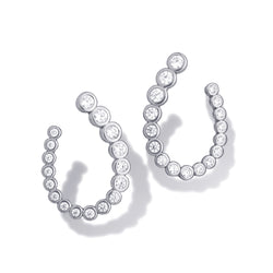 OSEANA Ouvert Earrings - Silber