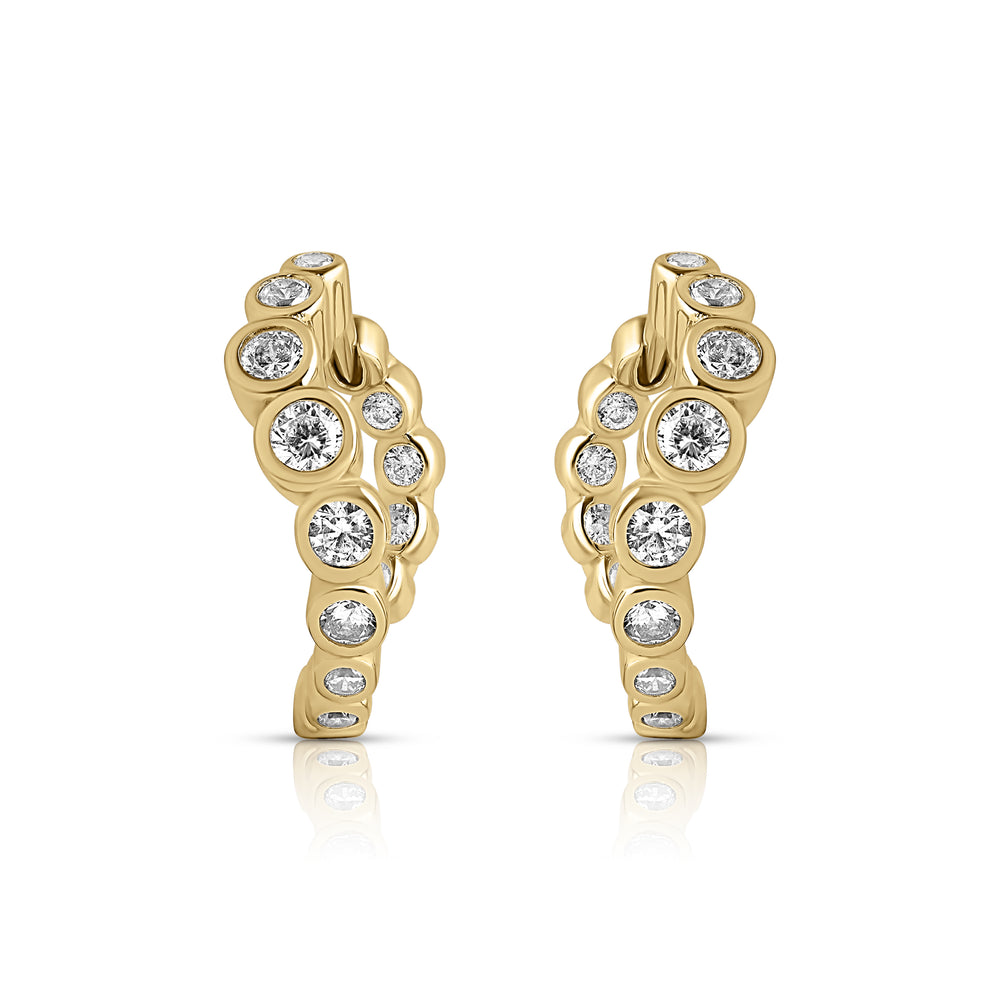 ONDA DI LUSSO - Petite Hoops - Gold