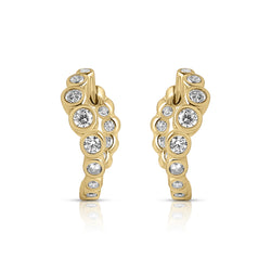 ONDA DI LUSSO - Petite Hoops - Gold
