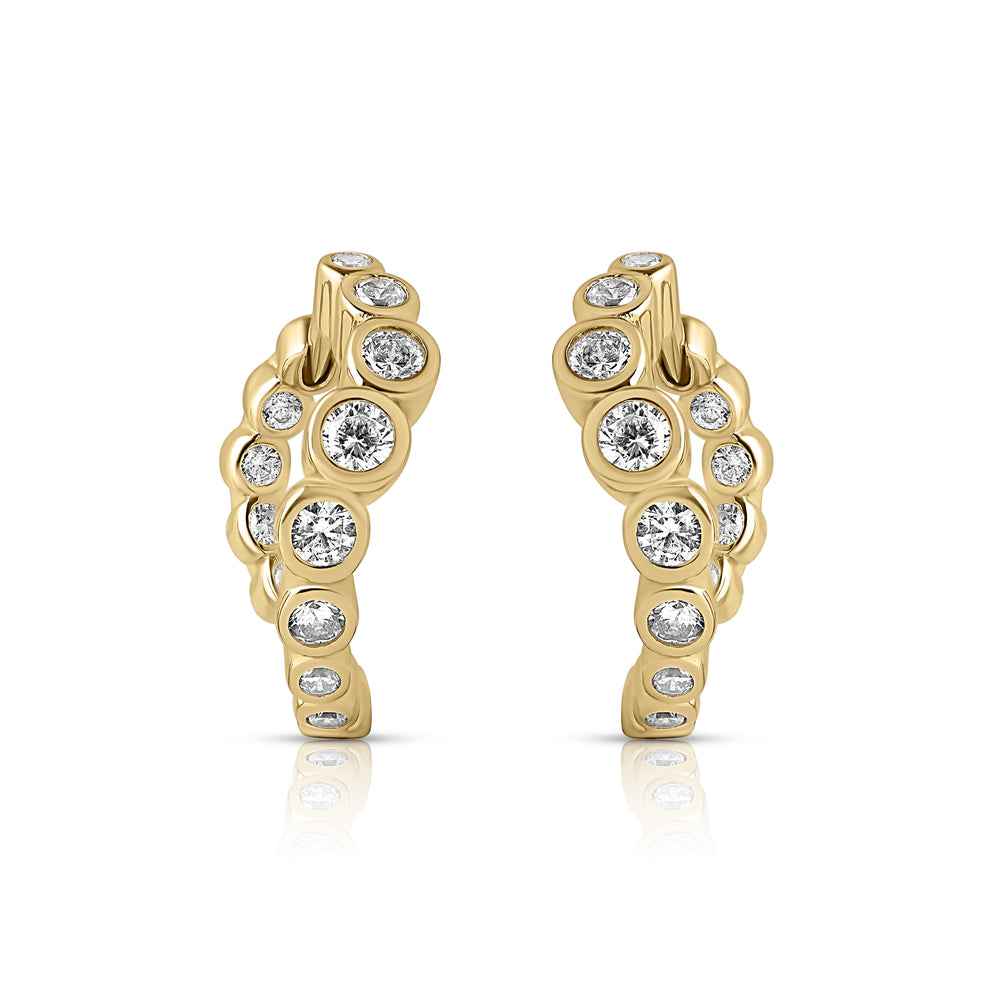 ONDA DI LUSSO - Petite Hoops - Gold
