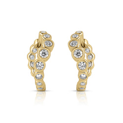ONDA DI LUSSO - Petite Hoops - Gold