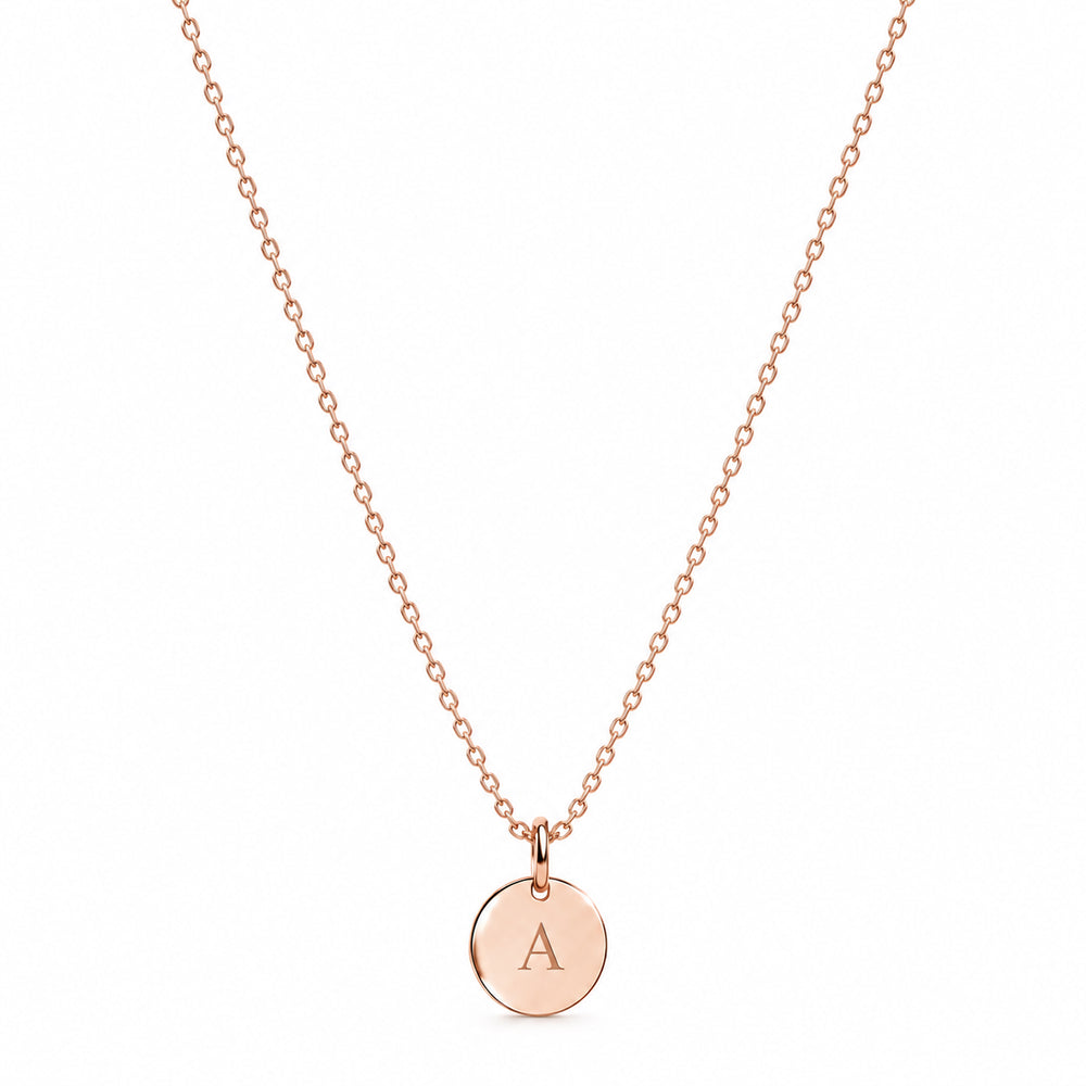 LOVE TAG CHAIN – Rolo – 10mm – Roségold | Personalisierbar mit Gravur