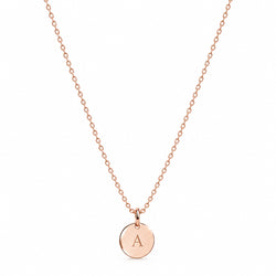 LOVE TAG CHAIN – Rolo – 10mm – Roségold | Personalisierbar mit Gravur