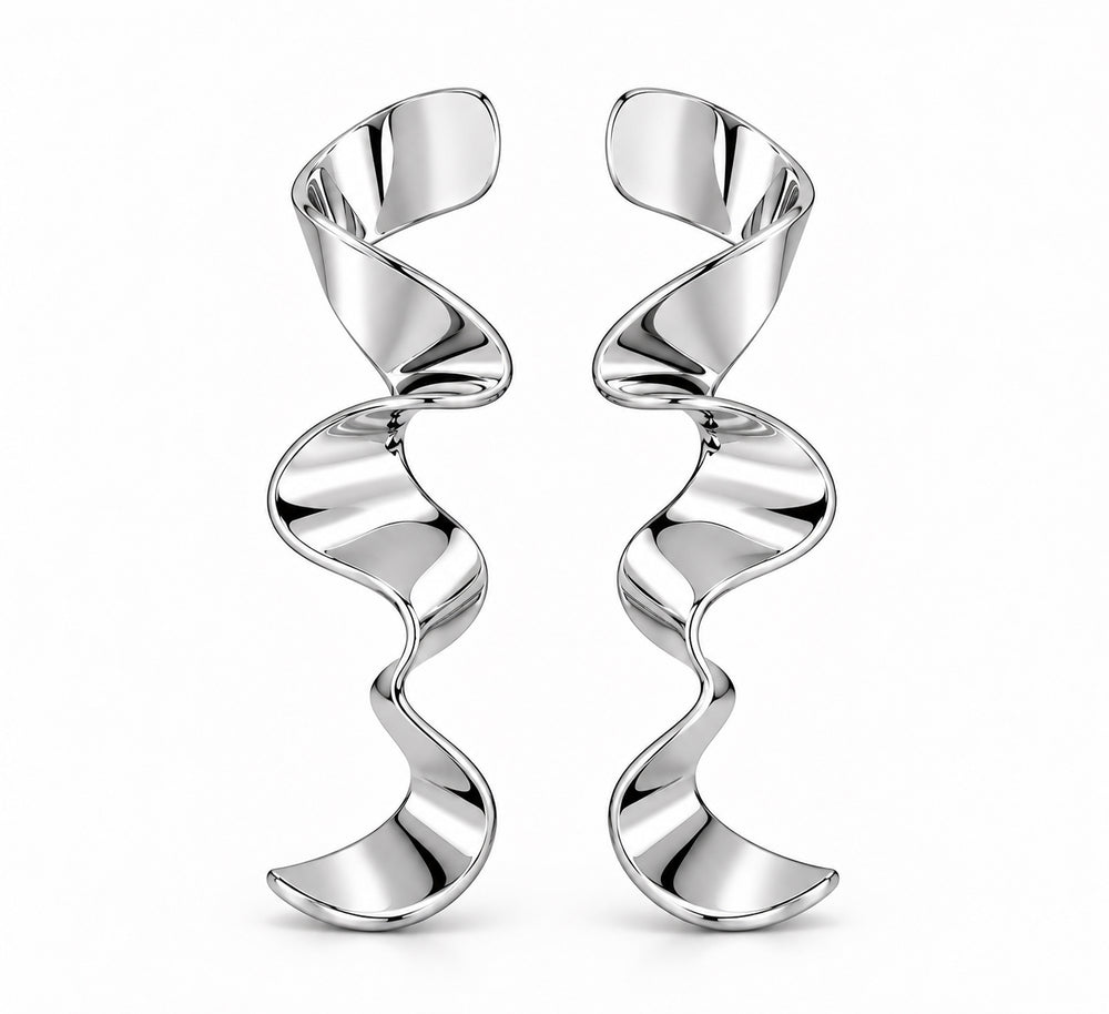 SPIRAL NO. 1 Earrings - Silber