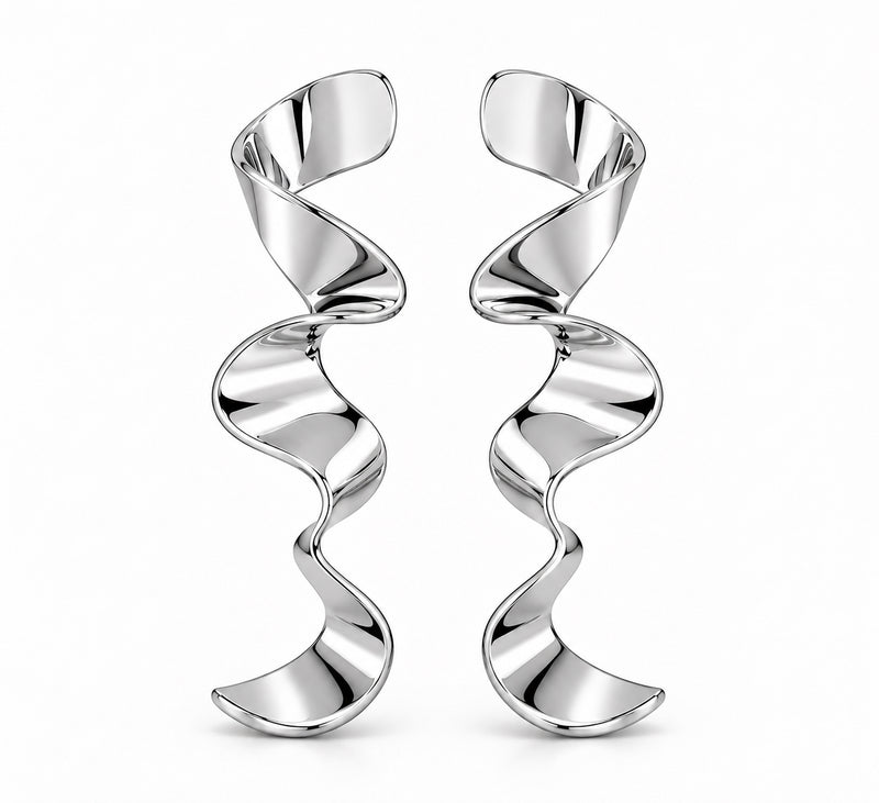 SPIRAL NO. 1 Earrings - Silber