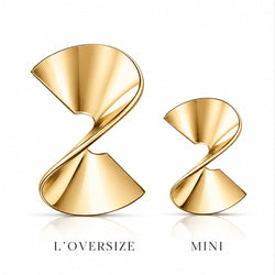 TWISTED SHAPE Earrings - Gold