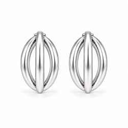 Triple Dimension Earrings - Silber