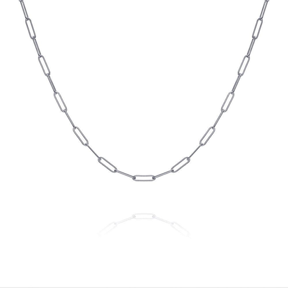 VALDA LARGE Chain - Grobe Gliederkette - Silber
