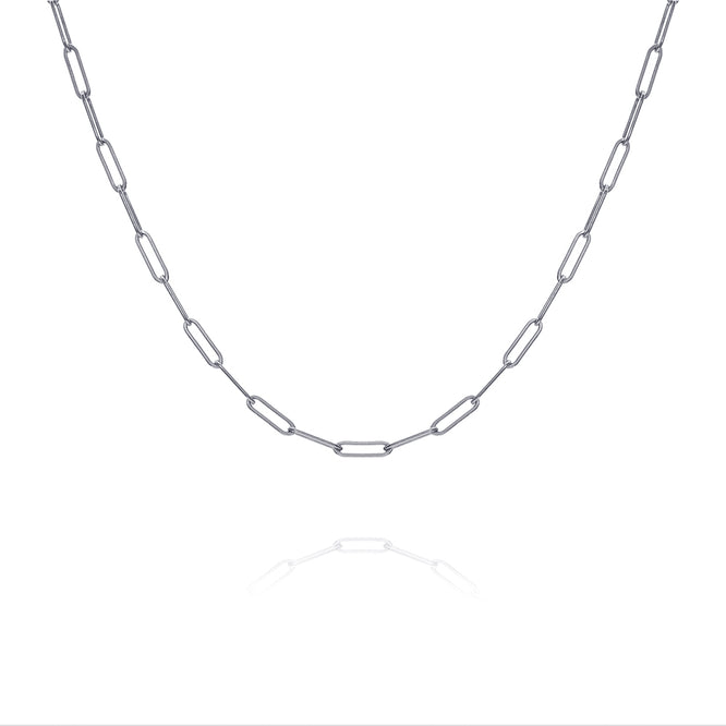 VALDA LARGE Chain - Grobe Gliederkette - Silber