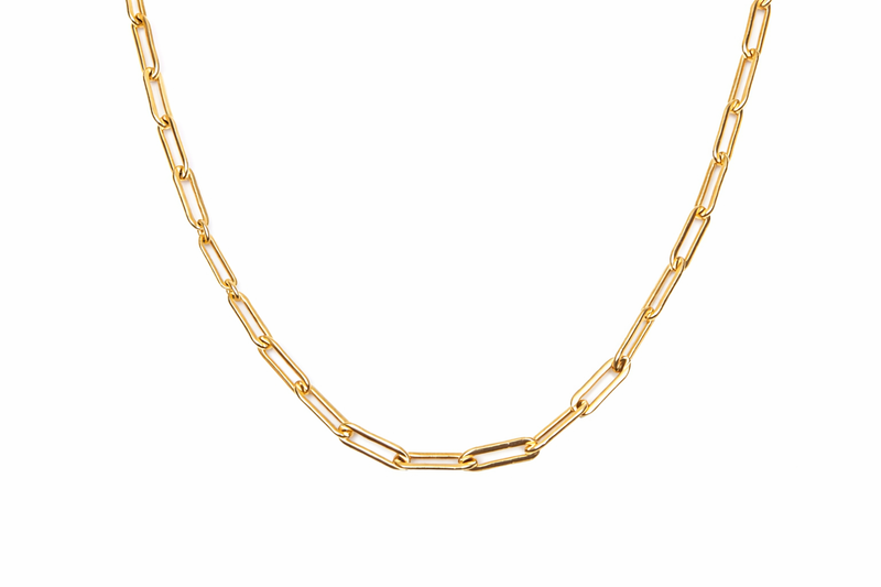 VALDA Jumbo Chain - Grobe Gliederkette - Gold - CLASSYANDFABULOUS Jewelry