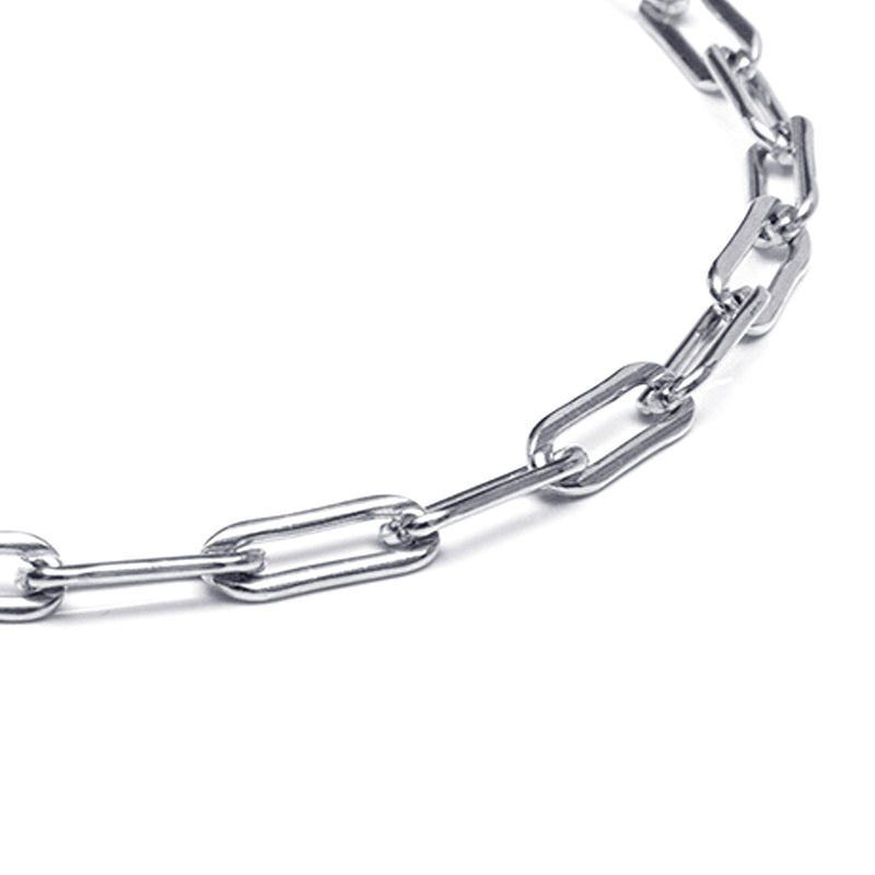 VALDA JUMBO Choker - Grobe Gliederkette - Silber - CLASSYANDFABULOUS Jewelry