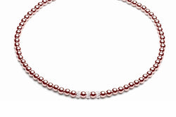 ZIVA CHOKER - Kugelkette mit grossen Glitzerelementen - 5mm -  14k Gold/ Roségold filled