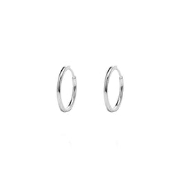 ALEA 2in1 - DIAMOND INSIDE OUTSIDE HOOPS - 925 Silber rhodiniert